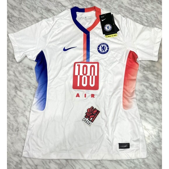 Nike EPL Chelsea FC Stadium Air Max Soccer Jersey DA2793-101 Women Medium Slim - Picture 1 of 12